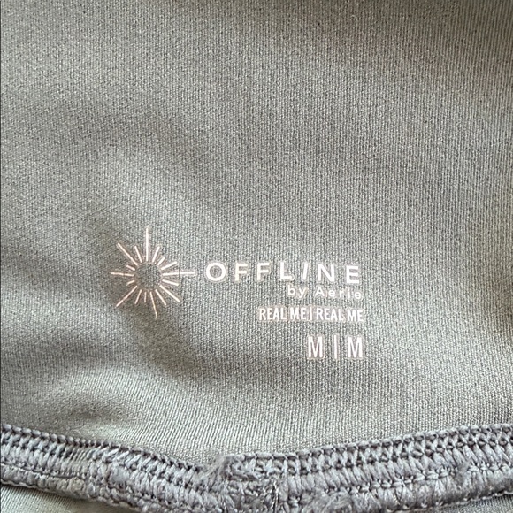 Offline by Aerie Women’s Green Crossover Shorts - Picture 2 of 2